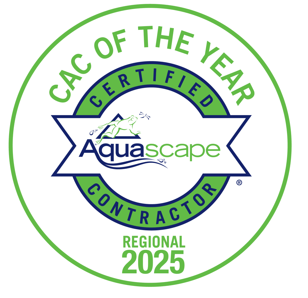 Aquascape 2025 Certified Contractor badge